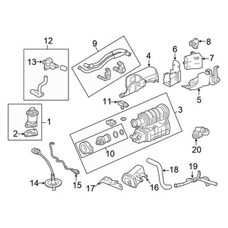 Honda OE - Emission System - Emission Components