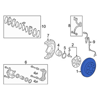 Honda OE - Front Disc Brake Rotor