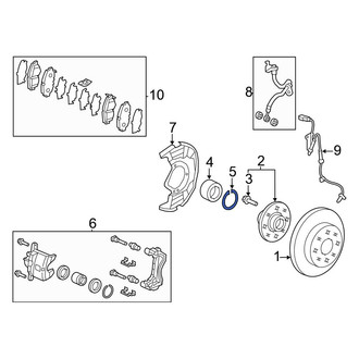 Honda OE - Wheel Bearing Snap Ring