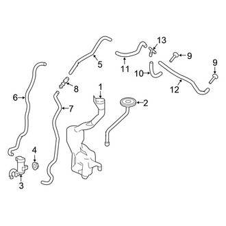 Honda OE - Windshield - Washer Components