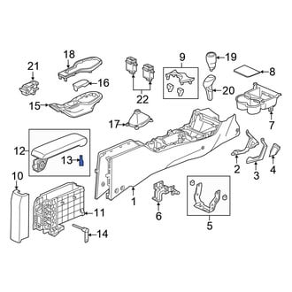 Honda OE - Console Lid Striker