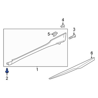 Honda OE - Rocker Panel Molding Clip