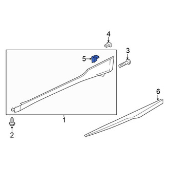 Honda OE - Rocker Panel Molding Clip