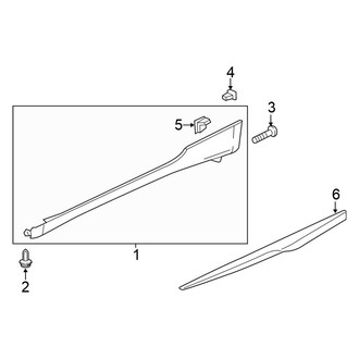 Honda OE - Pillars, Rocker & Floor - Exterior Trim