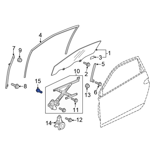 Window Motor Screw