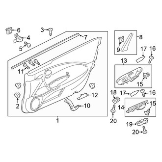 Honda OE - Door - Interior Trim