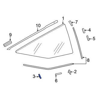 Honda OE - Lower Back Glass Clip