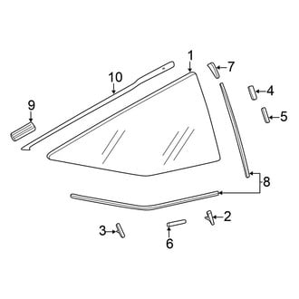 Honda OE - Quarter Panel - Glass