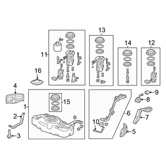 Honda OE - Fuel System Components