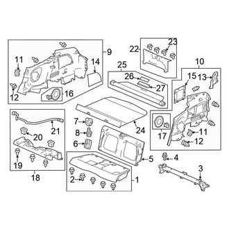 Honda OE - Rear Body & Floor - Interior Trim