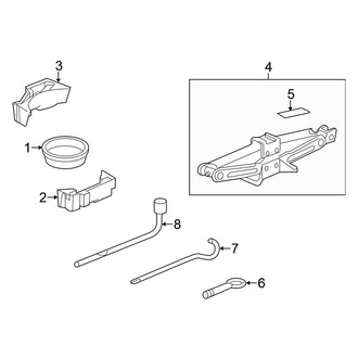 Honda OE - Rear Body & Floor - Jack & Components