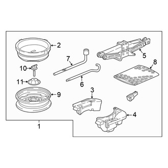 Honda OE - Rear Body & Floor - Jack & Components