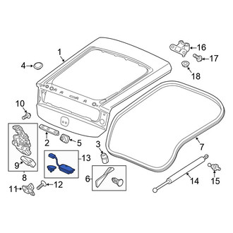 Honda OE - Rear Back Glass Release Switch
