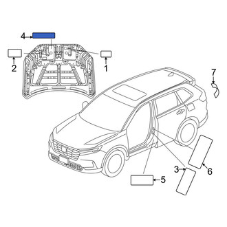 Honda OE - Engine Decal