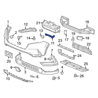 Honda OE - Front Left Bumper Guide