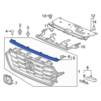 Honda OE - Front Grille Molding