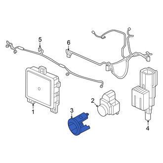 Honda OE - Front Left Parking Aid Sensor Housing
