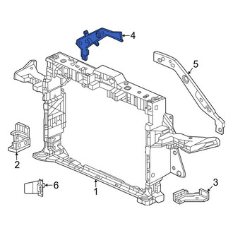 Honda OE - Right Radiator Support Panel Brace