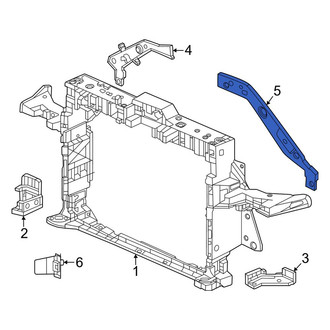 Honda OE - Left Radiator Support Panel Brace