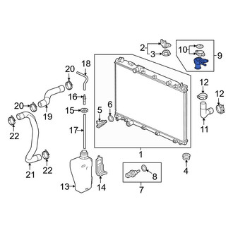Honda OE - Engine Coolant Filler Neck