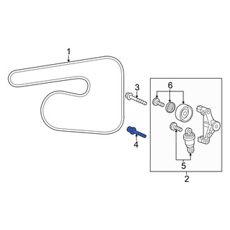 Honda OE - Belt Tensioner Bolt