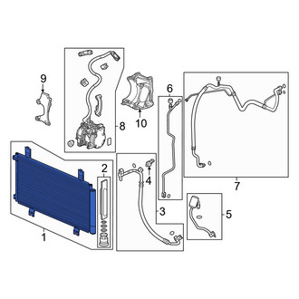 Honda OE - A/C Condenser