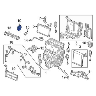 Honda OE - Left HVAC Blend Door Actuator