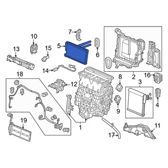 Honda OE - HVAC Heater Core