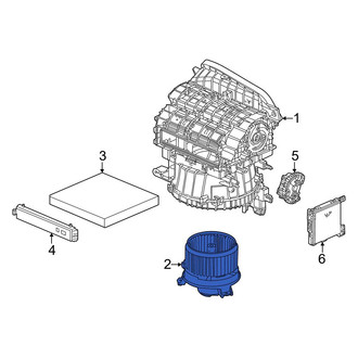 Honda OE - HVAC Blower Motor Assembly