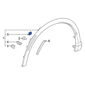 Honda OE - Wheel Arch Molding Clip