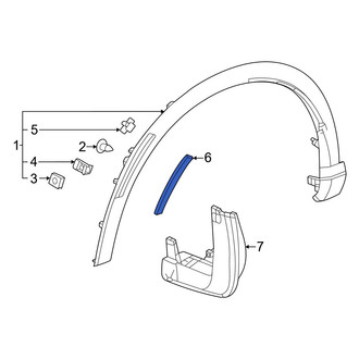 Honda OE - Front Left Reflector Panel