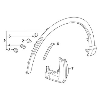 Honda OE - Fender - Exterior Trim