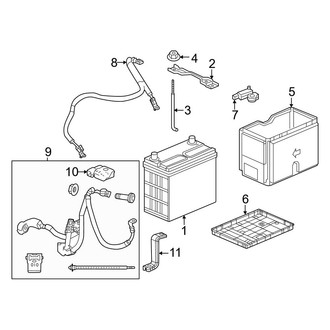 Honda OE - Electrical - Battery (Conventional)