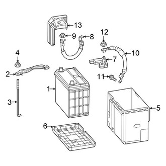 Honda OE - Electrical - Battery (With Hydrogen Conventional)