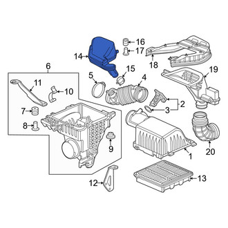 Honda OE - Engine Air Intake Resonator