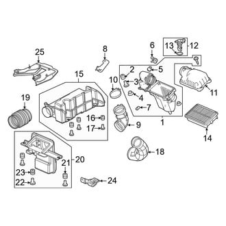 Honda OE - Engine / Transaxle - Air Intake (2.0L)