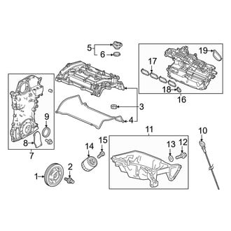 Honda OE - Engine / Transaxle - Engine Parts (Hybrid Sport / Hybrid Sport Touring / Hybrid Sport-L)