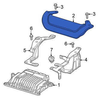 Honda OE - Upper Engine Control Module (ECM) Bracket