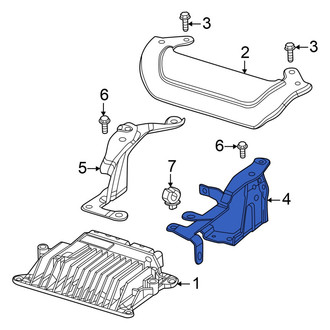 Honda OE - Right Engine Control Module (ECM) Bracket