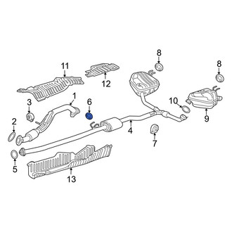 Honda OE - Rear Exhaust System Hanger