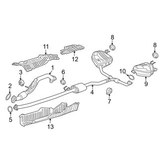 2025 Honda CR-V OEM Exhaust Parts - Systems, Tips CARiD