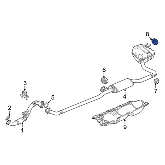 Honda OE - Rear Exhaust System Hanger