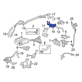 Honda OE - Secondary Air Injection Control Valve