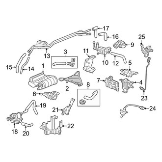 Honda OE - Emission System - Emission Components