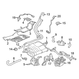 Honda OE - Emission System - Emission Components (2.0L)