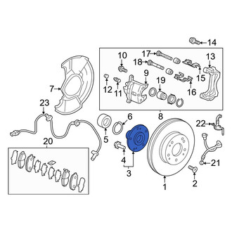 Honda OE - Front Wheel Hub