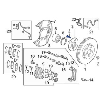 Honda OE - Front Wheel Lug Stud