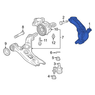 Honda OE - Front Left Steering Knuckle