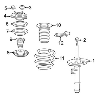 Honda OE - Front Suspension - Struts & Components