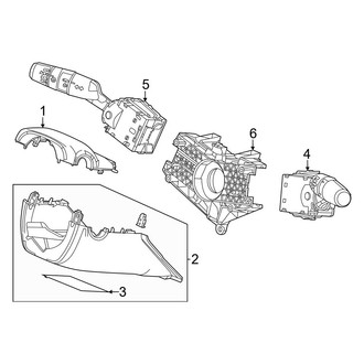 Honda OE - Steering Column - Shroud, Switches & Levers (EX / EX-L / LX)